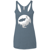 T-Shirts Indigo / X-Small ET Parody Women's Triblend Racerback Tank