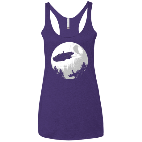 T-Shirts Purple Rush / X-Small ET Parody Women's Triblend Racerback Tank