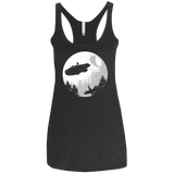 T-Shirts Vintage Black / X-Small ET Parody Women's Triblend Racerback Tank