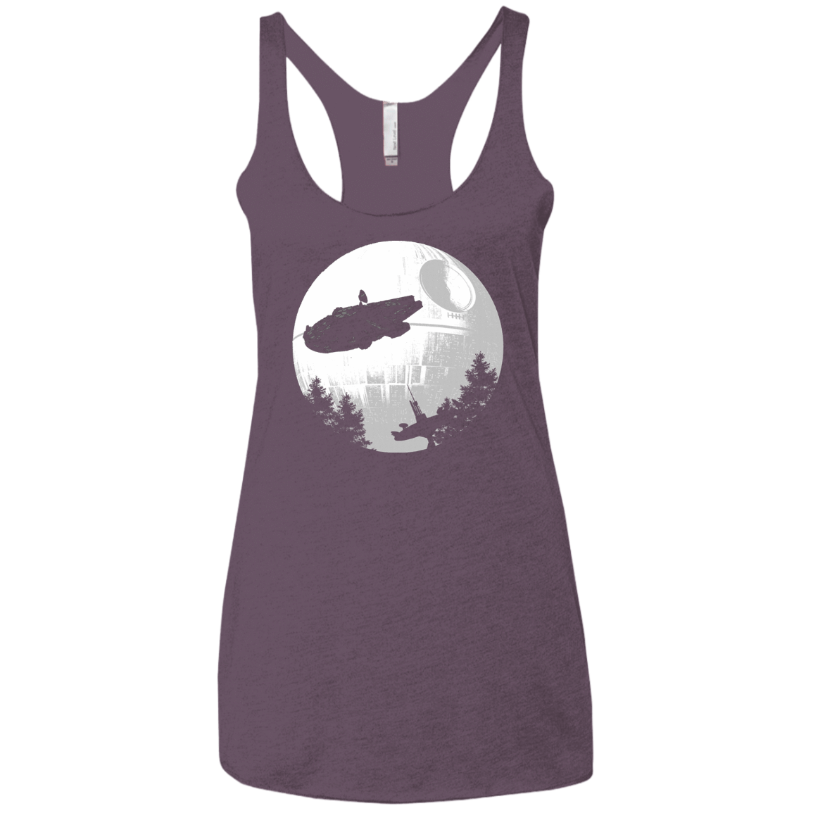 T-Shirts Vintage Purple / X-Small ET Parody Women's Triblend Racerback Tank