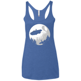 T-Shirts Vintage Royal / X-Small ET Parody Women's Triblend Racerback Tank