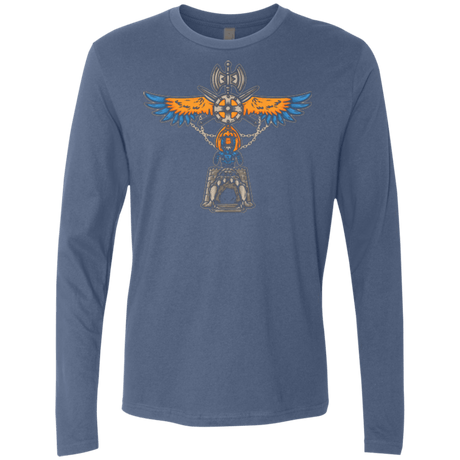 T-Shirts Indigo / Small ETERNIA TOTEM Men's Premium Long Sleeve