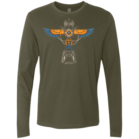 T-Shirts Military Green / Small ETERNIA TOTEM Men's Premium Long Sleeve