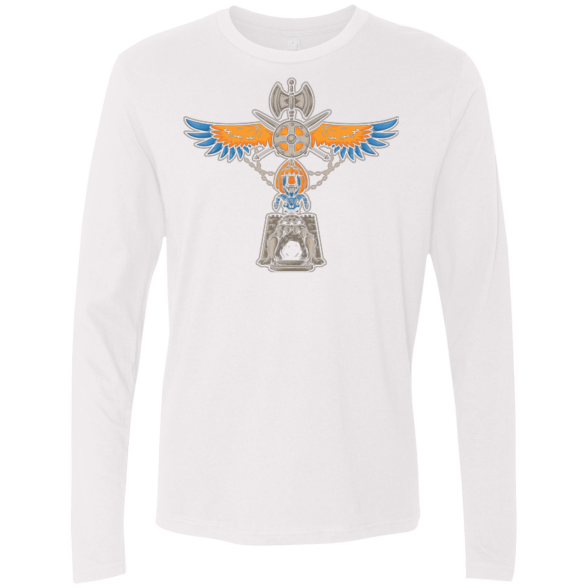 T-Shirts White / Small ETERNIA TOTEM Men's Premium Long Sleeve