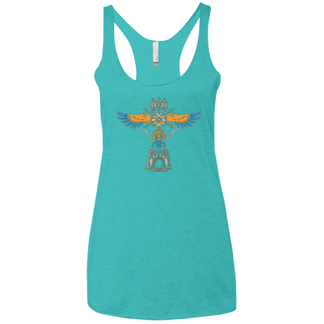 T-Shirts Tahiti Blue / X-Small ETERNIA TOTEM Women's Triblend Racerback Tank
