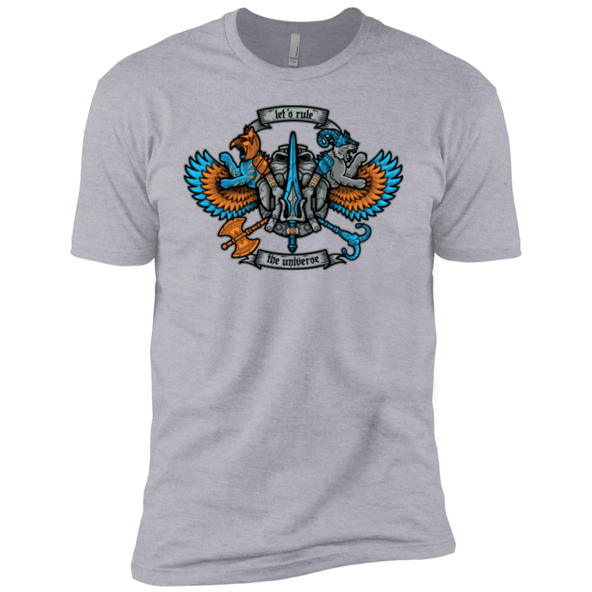 T-Shirts Heather Grey / YXS ETERNIAS CREST Boys Premium T-Shirt