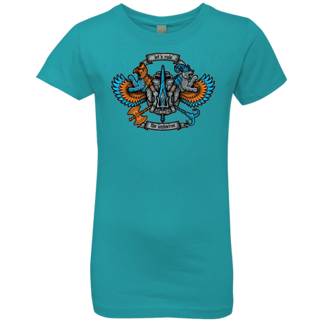 T-Shirts Tahiti Blue / YXS ETERNIAS CREST Girls Premium T-Shirt