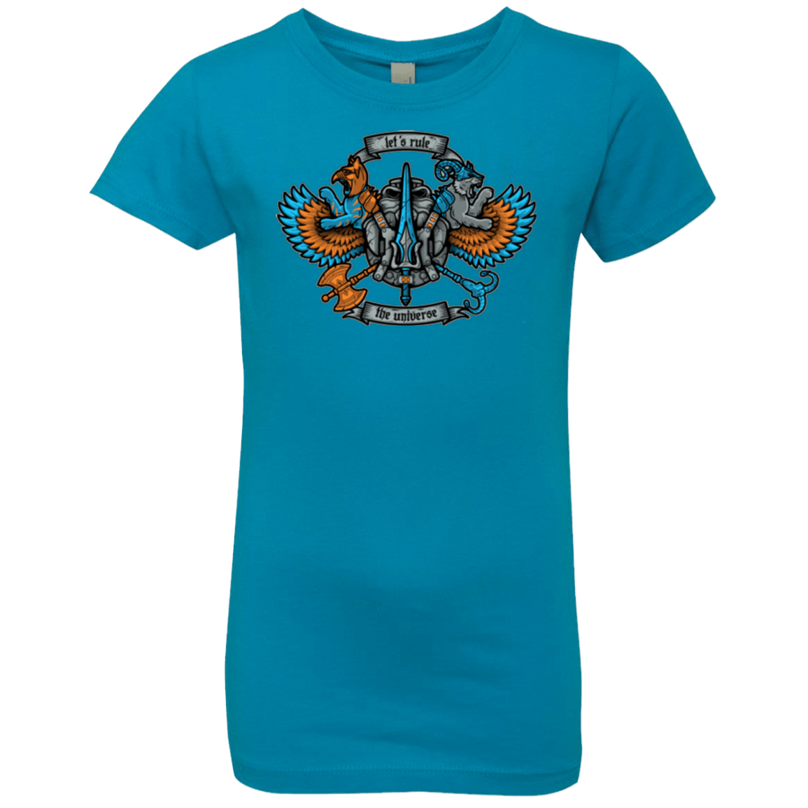 T-Shirts Turquoise / YXS ETERNIAS CREST Girls Premium T-Shirt
