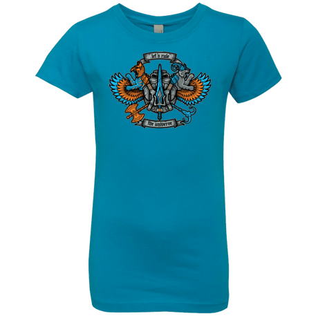 T-Shirts Turquoise / YXS ETERNIAS CREST Girls Premium T-Shirt