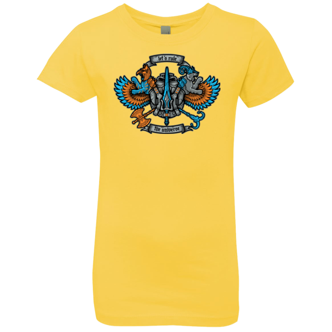 T-Shirts Vibrant Yellow / YXS ETERNIAS CREST Girls Premium T-Shirt
