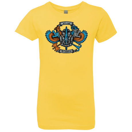 T-Shirts Vibrant Yellow / YXS ETERNIAS CREST Girls Premium T-Shirt