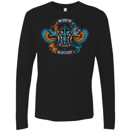 T-Shirts Black / Small ETERNIAS CREST Men's Premium Long Sleeve