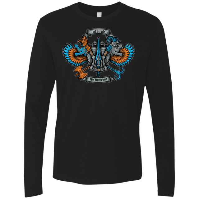 T-Shirts Black / Small ETERNIAS CREST Men's Premium Long Sleeve