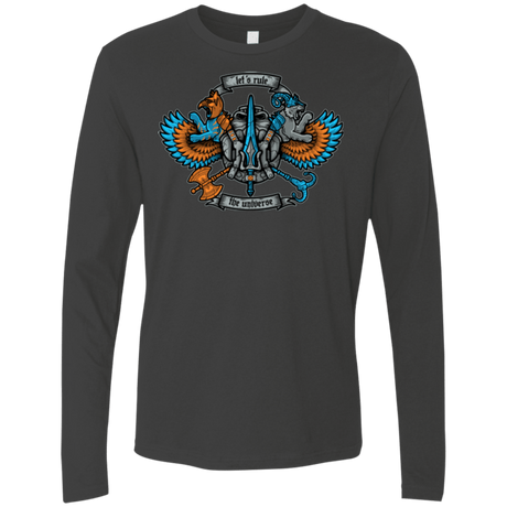 T-Shirts Heavy Metal / Small ETERNIAS CREST Men's Premium Long Sleeve