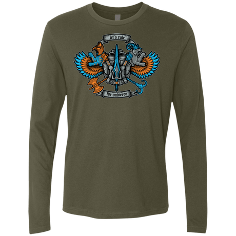 T-Shirts Military Green / Small ETERNIAS CREST Men's Premium Long Sleeve