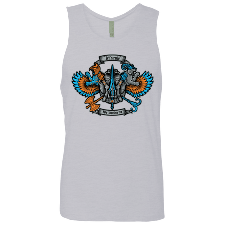 T-Shirts Heather Grey / Small ETERNIAS CREST Men's Premium Tank Top