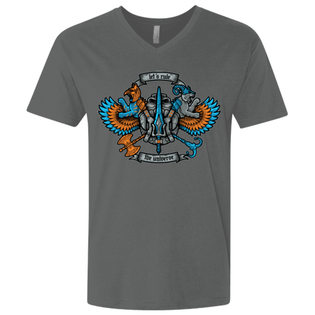 T-Shirts Heavy Metal / X-Small ETERNIAS CREST Men's Premium V-Neck