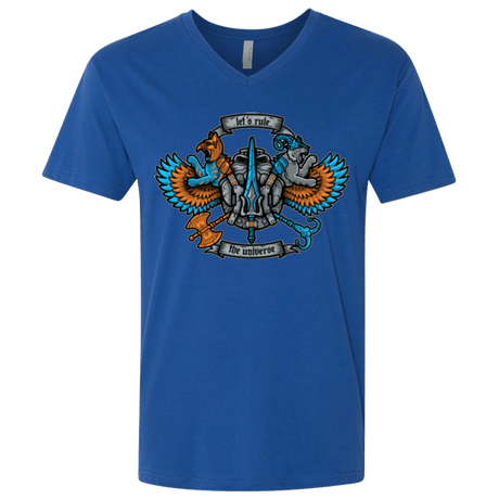 T-Shirts Royal / X-Small ETERNIAS CREST Men's Premium V-Neck