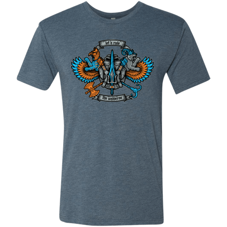 T-Shirts Indigo / Small ETERNIAS CREST Men's Triblend T-Shirt