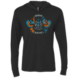 T-Shirts Vintage Black / X-Small ETERNIAS CREST Triblend Long Sleeve Hoodie Tee