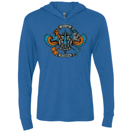 T-Shirts Vintage Royal / X-Small ETERNIAS CREST Triblend Long Sleeve Hoodie Tee