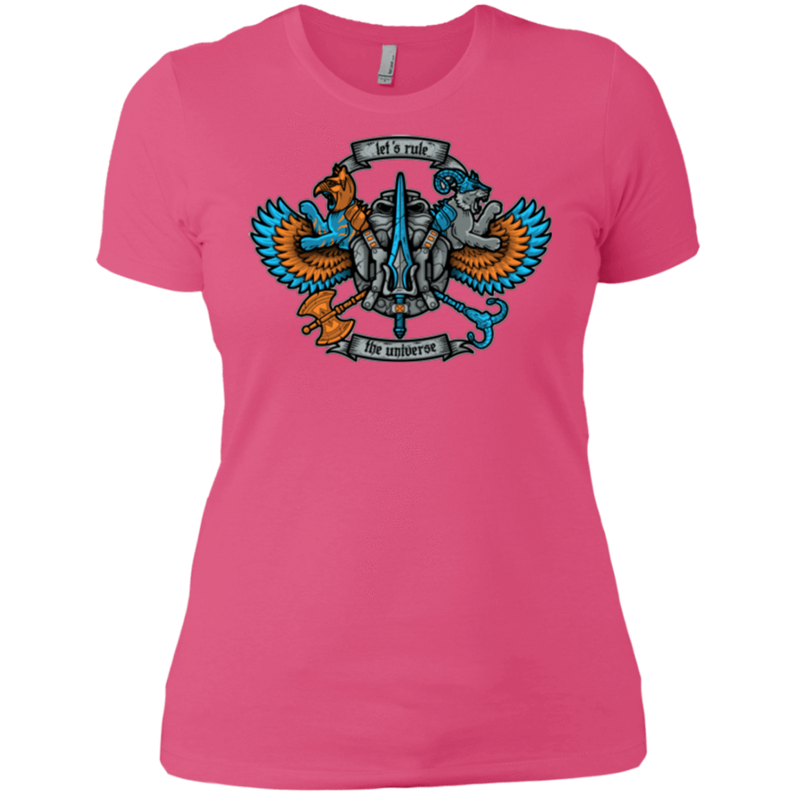 T-Shirts Hot Pink / X-Small ETERNIAS CREST Women's Premium T-Shirt