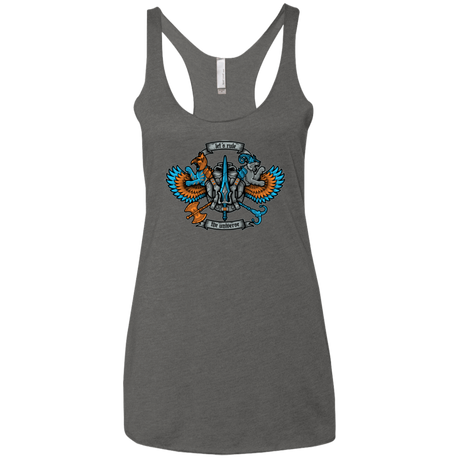 T-Shirts Premium Heather / X-Small ETERNIAS CREST Women's Triblend Racerback Tank