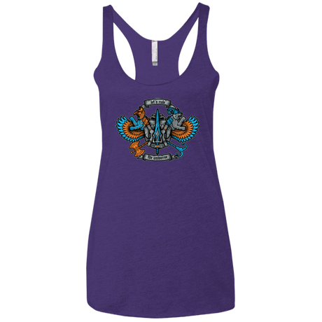 T-Shirts Purple / X-Small ETERNIAS CREST Women's Triblend Racerback Tank