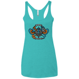 T-Shirts Tahiti Blue / X-Small ETERNIAS CREST Women's Triblend Racerback Tank