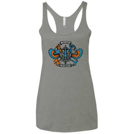 T-Shirts Venetian Grey / X-Small ETERNIAS CREST Women's Triblend Racerback Tank