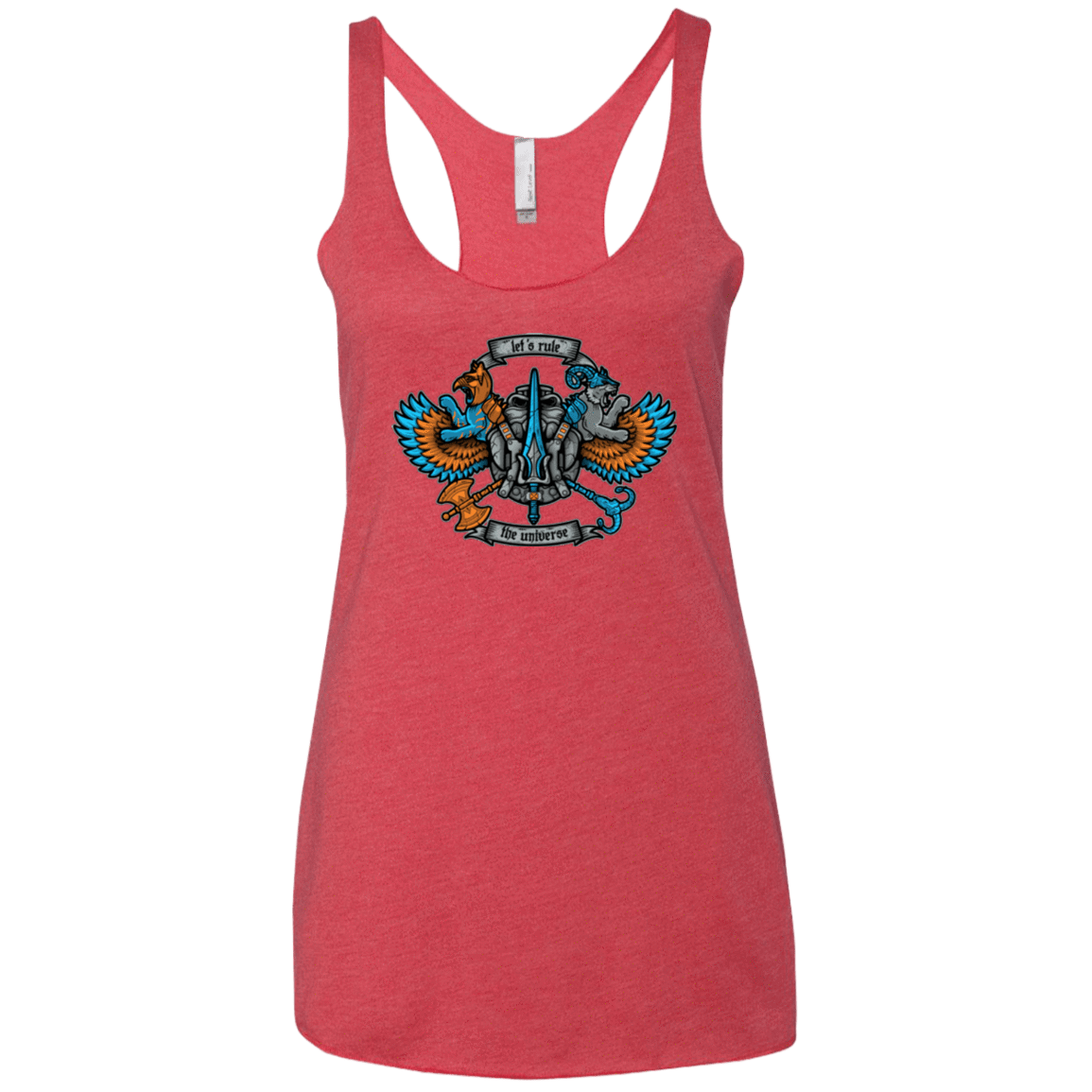 T-Shirts Vintage Red / X-Small ETERNIAS CREST Women's Triblend Racerback Tank