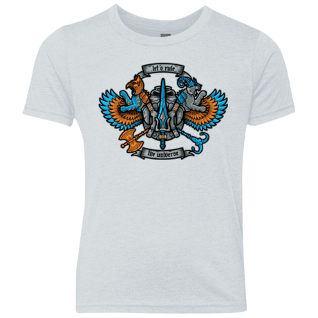 T-Shirts Heather White / YXS ETERNIAS CREST Youth Triblend T-Shirt