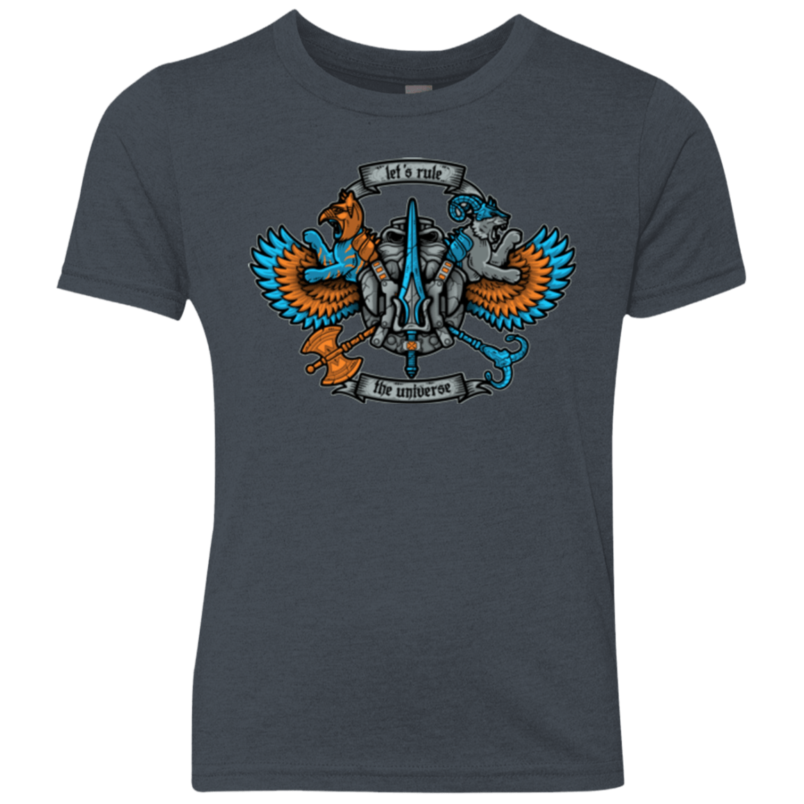 T-Shirts Vintage Navy / YXS ETERNIAS CREST Youth Triblend T-Shirt