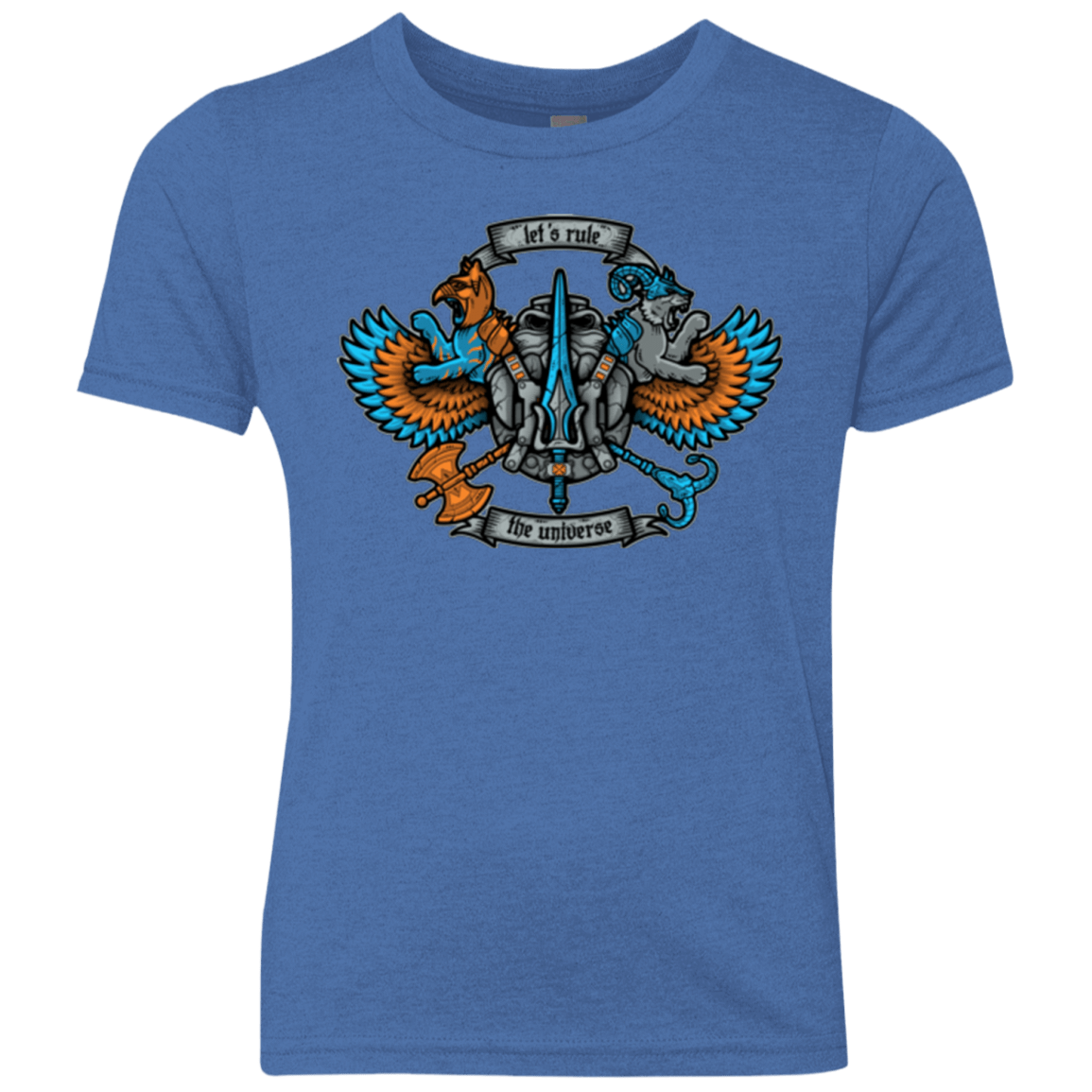 T-Shirts Vintage Royal / YXS ETERNIAS CREST Youth Triblend T-Shirt