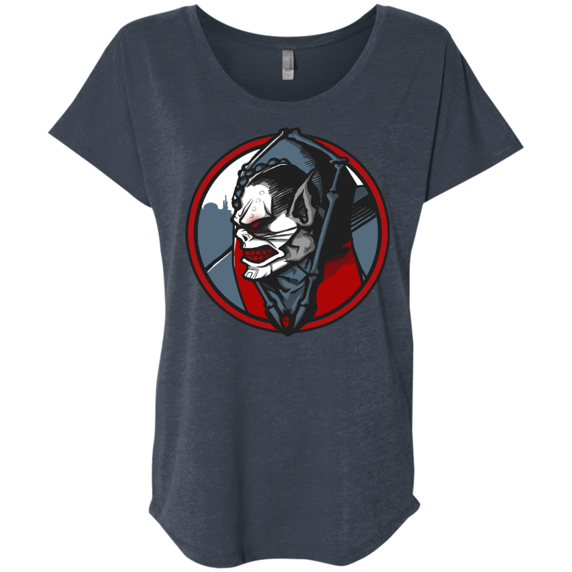 T-Shirts Vintage Navy / X-Small Eternias Worst Triblend Dolman Sleeve