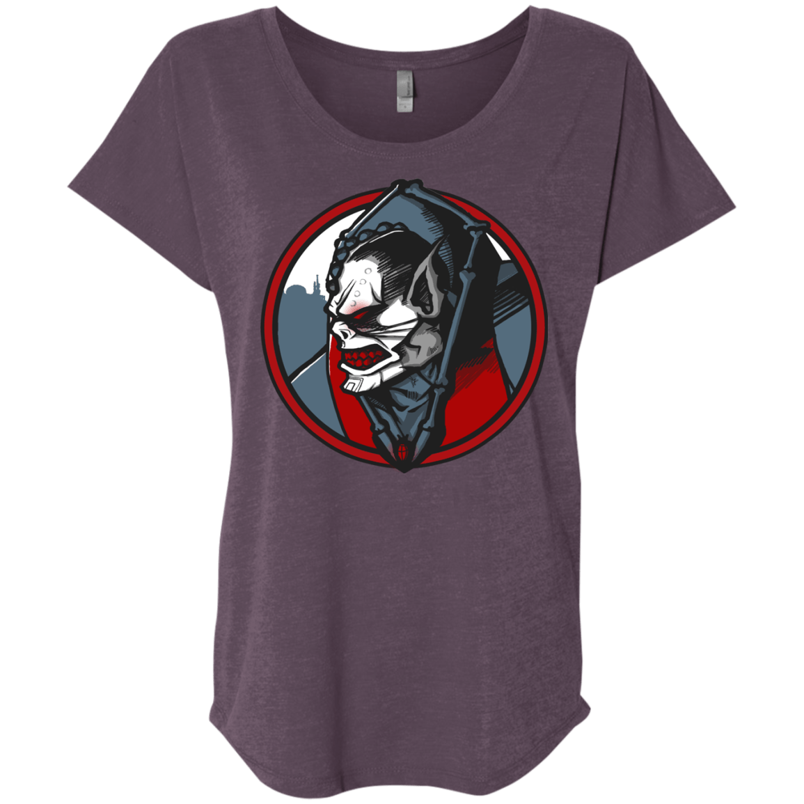 T-Shirts Vintage Purple / X-Small Eternias Worst Triblend Dolman Sleeve