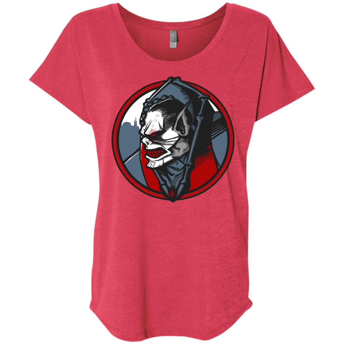 T-Shirts Vintage Red / X-Small Eternias Worst Triblend Dolman Sleeve