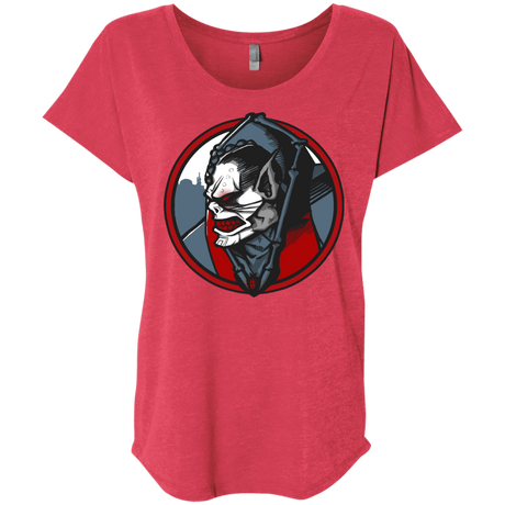 T-Shirts Vintage Red / X-Small Eternias Worst Triblend Dolman Sleeve