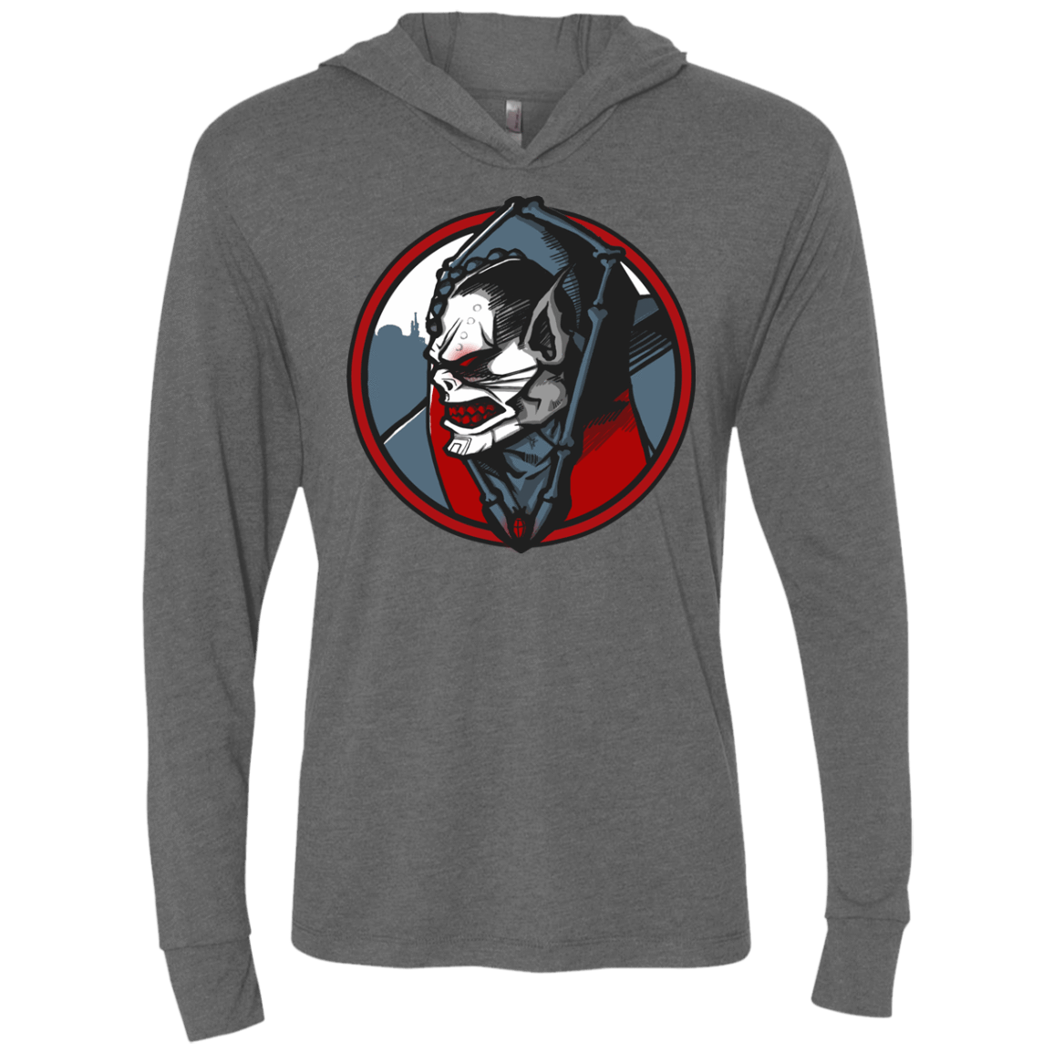 T-Shirts Premium Heather / X-Small Eternias Worst Triblend Long Sleeve Hoodie Tee