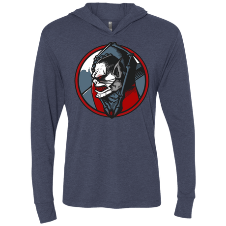 T-Shirts Vintage Navy / X-Small Eternias Worst Triblend Long Sleeve Hoodie Tee