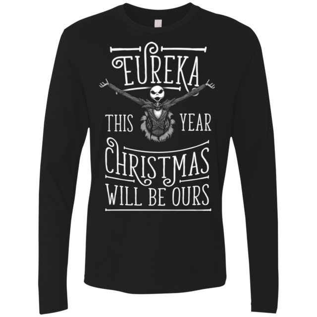 T-Shirts Black / Small Eureka Men's Premium Long Sleeve
