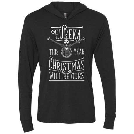 T-Shirts Vintage Black / X-Small Eureka Triblend Long Sleeve Hoodie Tee