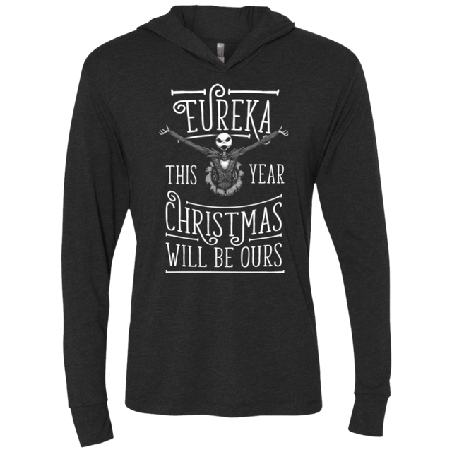 T-Shirts Vintage Black / X-Small Eureka Triblend Long Sleeve Hoodie Tee