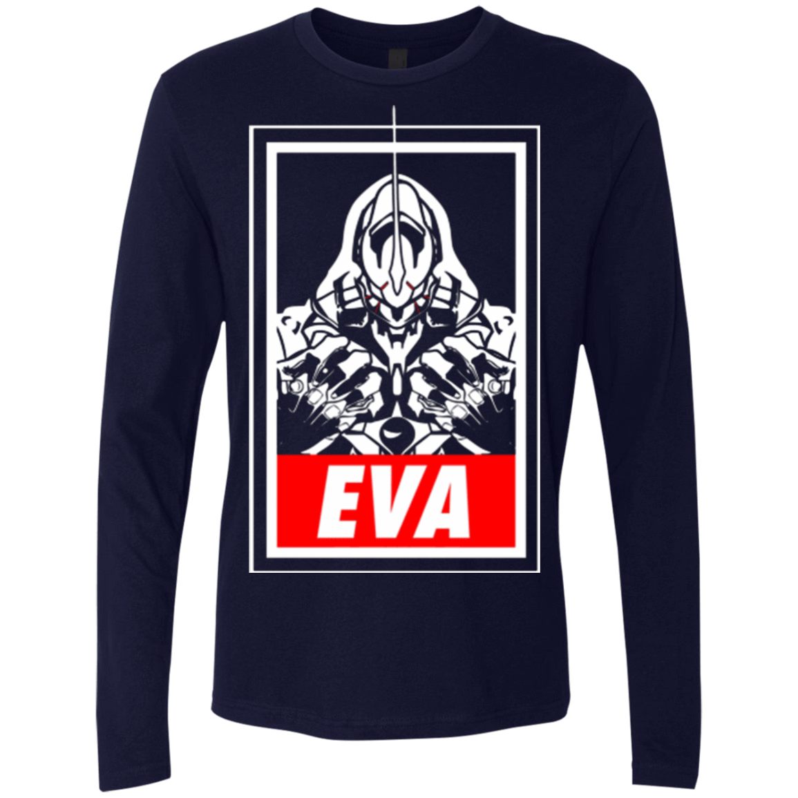 T-Shirts Midnight Navy / Small EVA Men's Premium Long Sleeve