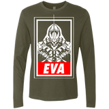 T-Shirts Military Green / Small EVA Men's Premium Long Sleeve