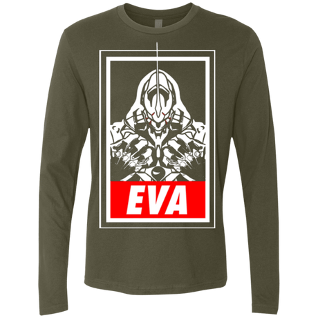 T-Shirts Military Green / Small EVA Men's Premium Long Sleeve