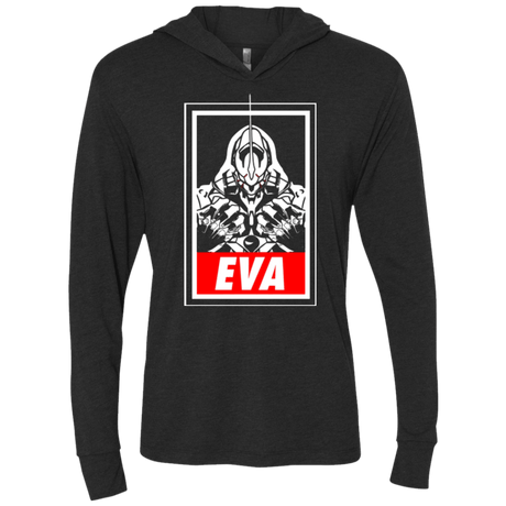 T-Shirts Vintage Black / X-Small EVA Triblend Long Sleeve Hoodie Tee