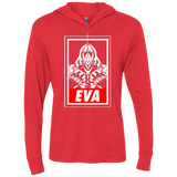 T-Shirts Vintage Red / X-Small EVA Triblend Long Sleeve Hoodie Tee