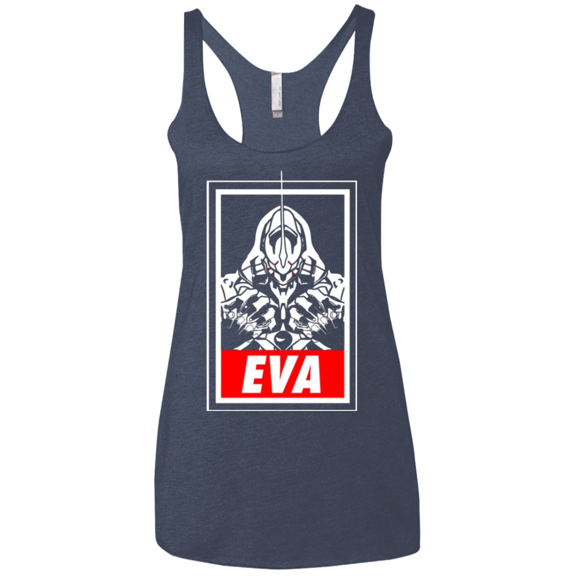 T-Shirts Vintage Navy / X-Small EVA Women's Triblend Racerback Tank