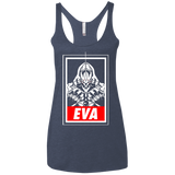 T-Shirts Vintage Navy / X-Small EVA Women's Triblend Racerback Tank
